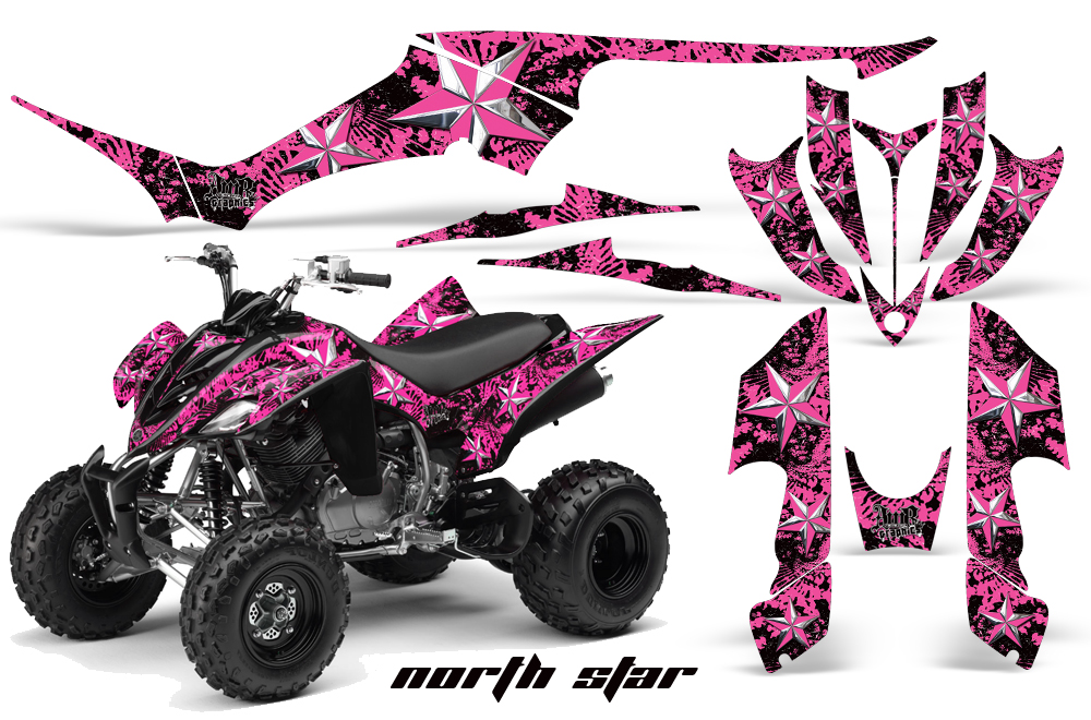 Yamaha Raptor 350 Graphics Northstar Pink